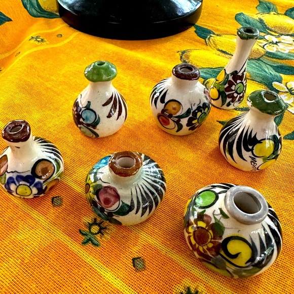 Set of Mexican Pottery Figurines, No Cats or Windmill, EUC - Picture 1 of 7